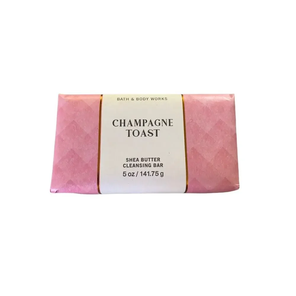 CHAMPAGNE TOAST By Bath & Body Works Shea Butter‎ Cleansing Bar 5 oz Bar Soap.